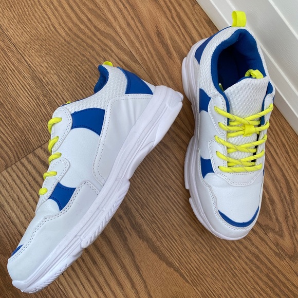 Neon Accent Chunky Sneakers - Picture 2 of 4